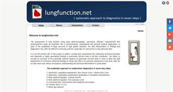 Desktop Screenshot of lungfunction.net