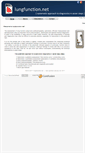 Mobile Screenshot of lungfunction.net